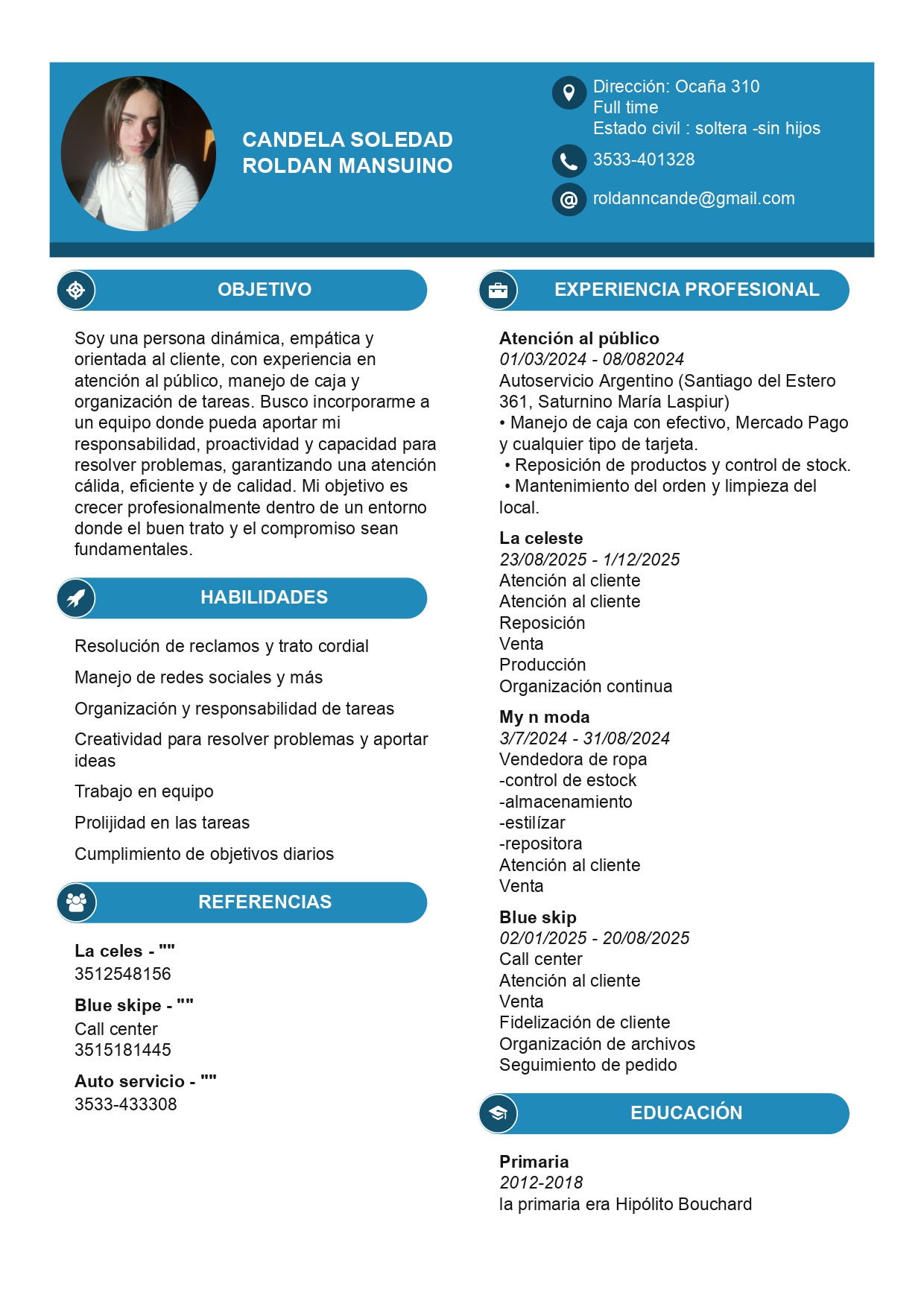 CV - PROFESIONAL